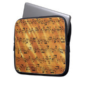 Musikblatt Laptopschutzhülle (Vorderseite Links)