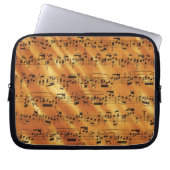 Musikblatt Laptopschutzhülle (Vorderseite)
