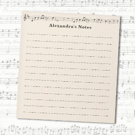 Musikblatt Notizblock