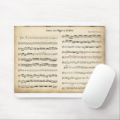 Musikblatt Pachelbel Kanon und Gigue in D Dur Mousepad (Mit Mouse)