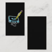 Musikbleistift, der herauf eine Kassette wickelt Visitenkarte (Vorne/Hinten)