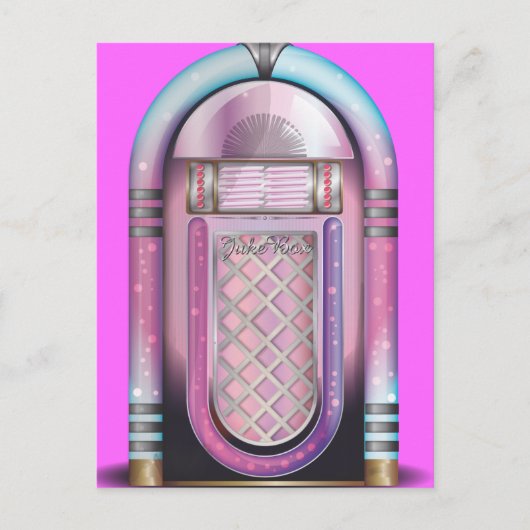 Musikbox Postkarte (Vorderseite)