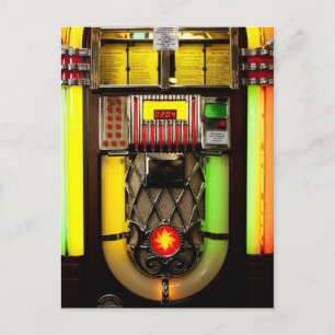 Musikbox Postkarte