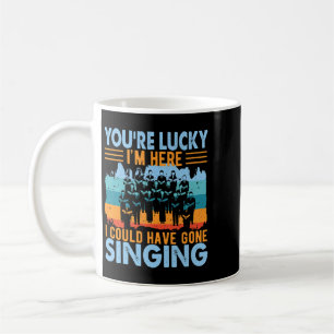 Musikchor-Geschenke Musiker Sängerin Kaffeetasse