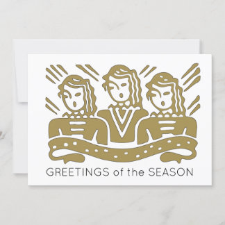 Musikchor Weihnachtschoir Grußkarte Dankeskarte