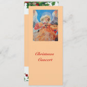 MUSIKCHRISTMAS ANGEL FEIERTAGSKARTE (Vorne/Hinten)