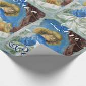 MUSIKCHRISTMAS ANGEL, JOY FRIACE LIEBE PARCHMENT GESCHENKPAPIER (Ecke)