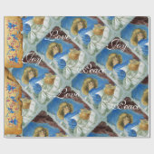 MUSIKCHRISTMAS ANGEL, JOY FRIACE LIEBE PARCHMENT GESCHENKPAPIER (Flach)