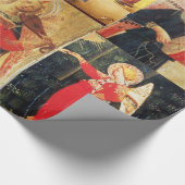 MUSIKCHRISTMAS ANGELN UND MADONNA MIT KIND GESCHENKPAPIER (Ecke)