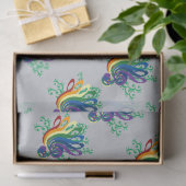 Musikclef-Blumenstrauß Seidenpapier (Geschenk)