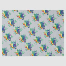 Musikclef-Blumenstrauß Seidenpapier