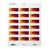 Musikdesign Adressaufkleber (Vorne)