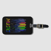 Musikdesign Gepäckanhänger (Vorderseite (Horizontal))