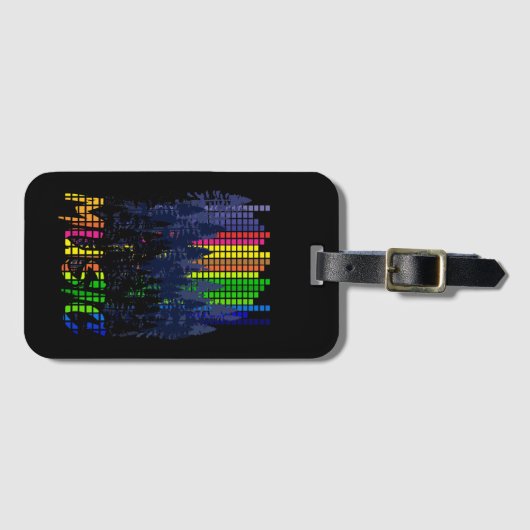 Musikdesign Gepäckanhänger (Vorderseite (Horizontal))