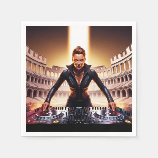 Musikdesignpapier Napkin Serviette (Vorderseite)