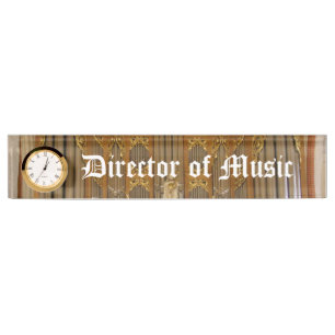 Musikdirektor Namensplakette