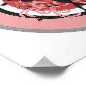 Musikdiva-Vektor Poster (Ecke)