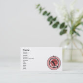 Musikdiva-Vektor Visitenkarte (Stehend Vorderseite)