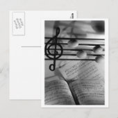 Musikeier Postkarte (Vorne/Hinten)