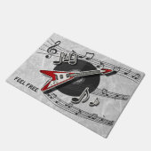 Musikelemente Fußmatte (Schrägansicht)