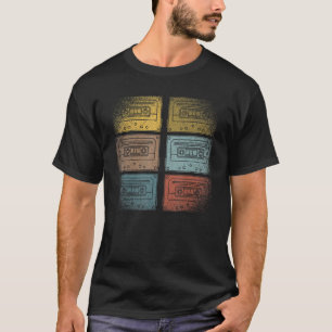 Musiker 80er Cassette Retro Music T-Shirt
