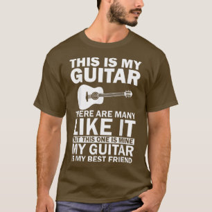 Musiker Akustische Gitarre Grafik Meine Gitarre is T-Shirt