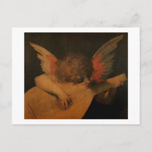Musiker Angel Postkarte (Vorderseite)