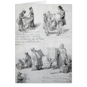 Musiker auf den Straßen von London, 1841-43