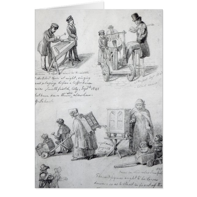 Musiker auf den Straßen von London, 1841-43 (Vorne)