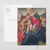 Musiker aus Jungfrau und Kind und Engel Postkarte (Vorne/Hinten)