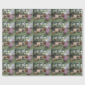 Musiker Band Camp Tile Wrapping Paper Geschenkpapier (Flach)