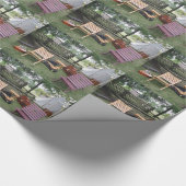 Musiker Band Camp Tile Wrapping Paper Geschenkpapier (Ecke)