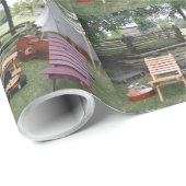 Musiker Band Camp Tile Wrapping Paper Geschenkpapier (Rolleneckpunkt)