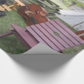 Musiker Band Camp Wrapping Paper Geschenkpapier (Ecke)