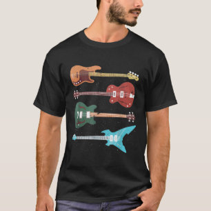 Musiker Bassist Musikinstrument Bass Gitarre T-Shirt