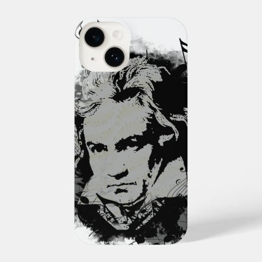 Musiker Beethoven iPhone Hülle (Rückseite)