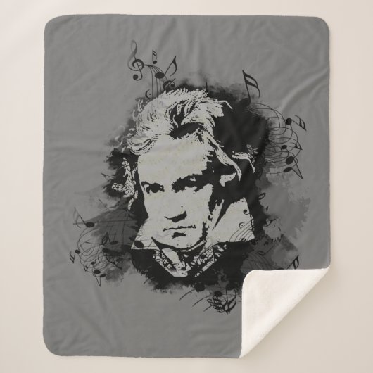 Musiker Beethoven Music Composer Sherpadecke (Vorderseite)
