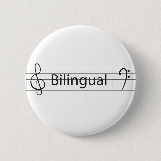 Musiker Bilingual Button (Vorderseite)