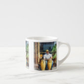 Musiker - Bongo Drums spielen Espressotasse (Rechts)