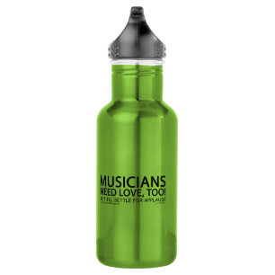 Musiker brauchen Liebe Edelstahlflasche