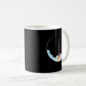 Musiker Clarinet Rocket Concert Marching Band Orc Kaffeetasse (VorderseiteRechts)