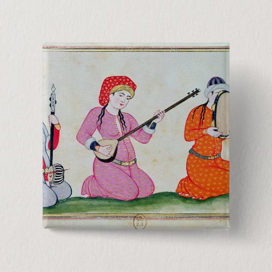 Musiker 'Costumes de la Cour und De-La Button (Vorderseite)