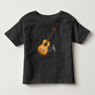 Musiker der akustischen Gitarre Kleinkind T-shirt
