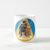 Musiker, der Chello spielt Kaffeetasse (Mittel)