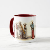 Musiker der haitianischen Straße Tasse (Vorderseite Links)