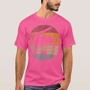 Musiker der Klaviermusik Vintag störter Retro-70er T-Shirt