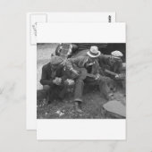 Musiker der Tennessee Street, 1930er Postkarte (Vorne/Hinten)