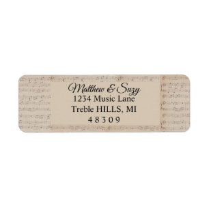 Musiker der Vintagen Musiknote