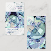 Musiker der Wasserfarben Visitenkarte (Vorne/Hinten)