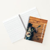 Musiker des benutzerdefinierten Fotos Notizblock (Innenseite)